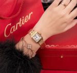 Cartier Santos 316L Steel 24MM Lady Wrist Watch